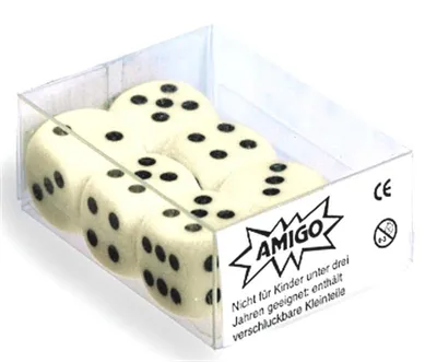 Produktbild von Amigo 6 WUERFEL ELFENBEINS Sonstige