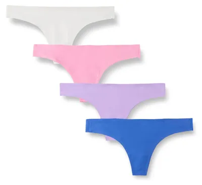 Produktbild von A. Essentials Damen Nahtlose Atmungsaktive Unterwäsche Für Damen Tanga, Gebondet