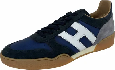 Produktbild von B90 Turnschuhe uomo HOGAN H357 SPORTY Wildleder/vintage Gewebe Schuhe Männer