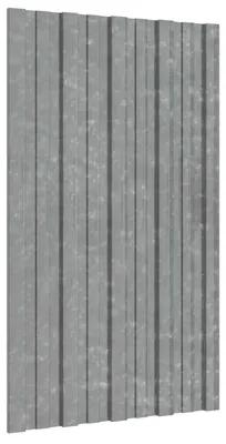 Immagine prodotto di Pannello per tetto 12 pcs Argento 80 x 45 cm Acciaio zincato