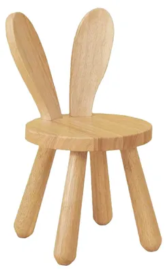 Image de Omgoods - Chaise pour enfants avec oreilles de lapin en bois