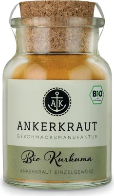Produktbild von Kurkuma, 85g im Korkenglas