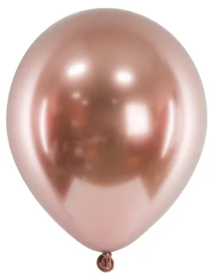 Produktbild von 5 Stk. Luftballon Ø46cm "Uni Glossy" | Rosegold