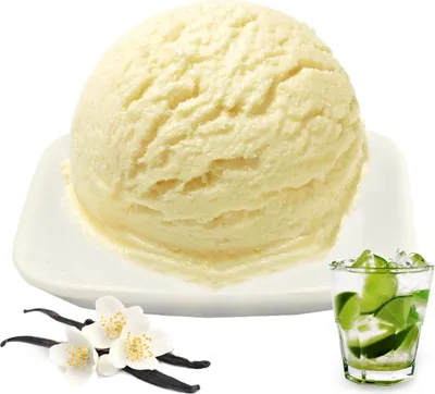 Obrázek produktu pro Vanilková limetka Caipirinha Nízkosacharidová zmrzlina v prášku Vegan Bez cukru a laktózy 1 kg