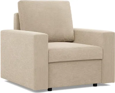 Produktbild von Loungesessel für das Wohnzimmer NEO, Cord - Beige