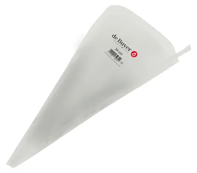 Image de Poche à douille en nylon blanc, 34 cm