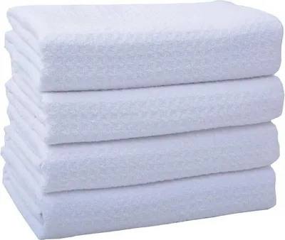 Produktbild von VIVOTE Microfaser Geschirrtücher weiß Waffeltuch 40x60cm 4er Set