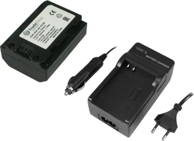 Produktbild von Trade-Shop 2in1 Set: Li-Ion Akku 1600mAh + Ladegerät mit Kfz-Ladekabel kompatibel mit Sony Alpha 7 III ILCE-7M3 ILCE-7M3K, 7R III ILCE-7RM3, A7R III