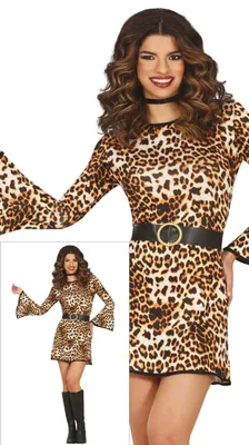 Produktbild von Guirca Leopard Disco Tänzerin Damenkostüm L L