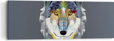 Produktbild von Bild auf Leinwand - Leinwandbild - Tier Abstraktion - 90x30cm - Wand Bild - Wanddeko - Wandbilder - Leinwanddruck - Bilder - Kunstdruck - Wanddekoration - Leinwand bilder - Wandkunst - CA90x30-3633