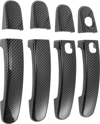 Produktbild von Türgriffabdeckung Seitentürgriffabdeckung für Ford für Ranger 2015-2019 ABS Silberton 1 Set