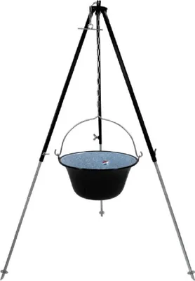 Produktbild von Grillplanet Gulaschkessel Dreibein mit 10 Liter Gulaschkessel