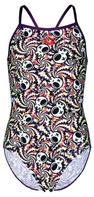Produktbild von ARENA Mädchen Badeanzug Fun Skulls Lightdrop