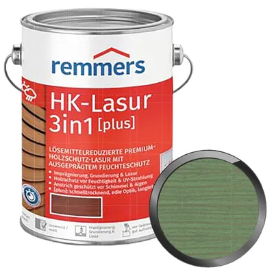 Produktbild von REMMERS HK-Lasur 3in1 Plus - 2.5 Liter (TANNENGRÜN)