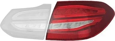 Image de VAN WEZEL Feu arrière avec support de lampe droite pour MERCEDES-BENZ Classe C