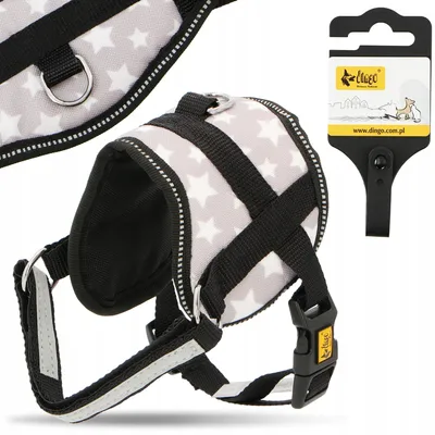Produktbild von Dingo Druckfreies Verstellbares Hundegeschirr XS 32-42 cm