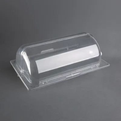 Produktbild von Olympia Rolltop-Deckel GN1/1 aus Polycarbonat, transparent, wiederverwendbar, 535x335x165 mm