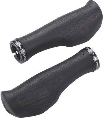 Produktbild von BBB Cycling BBB Griffe ErgoFix 132mm schwarz - ergonomische Fahrradgriffe für...