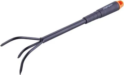 Immagine prodotto di Zappetta manuale per la cura del giardino, coltivatore a 3 denti, larghezza 9 cm, acciaio
