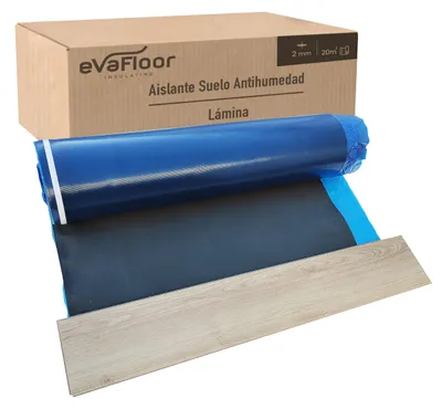 Productafbeelding van Geluiddemping Laminaat, 1 x 20 Meter, Geluidsisolatie 2 mm