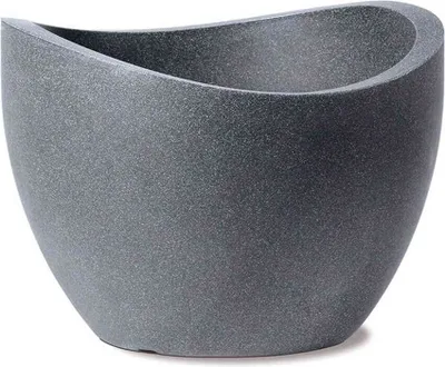 Produktbild von Scheurich 250/50 Pflanzgefäß Schwarz Granit - 50 cm x 50 cm x 37,1 cm; 53381
