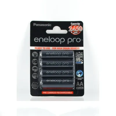 Produktbild von Original Akku für Panasonic eneloop PRO 1,20 Volt 2500 mAh 3,00 Wh NiMH Akku