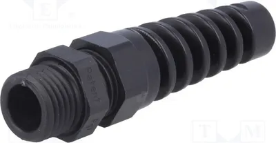 Zdjęcie produktu dla 1 x Złączka kablowe IP68 PG7 z zabezpieczeniem przed zginaniem: 1.293.0701.14 n