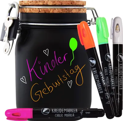 Produktbild von Spardose Geld Geschenk Ideen Neon Beschriftung bunt Größe L 1 Liter