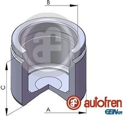 Produktbild von AUTOFREN SEINSA Bremssattel-Kolben für BMW 3 Limousine (E46) 57mm Stahl