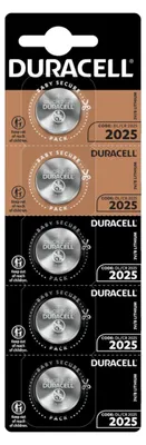 Zdjęcie produktu dla 5x Litowe Baterie Specjalistyczne CR2025 HSDC Duracell