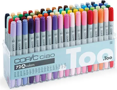 Zdjęcie produktu dla COPIC 22075160 Marker COPIC ciao, zestaw 72 A