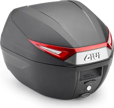 Produktbild von GIVI C30 Monolock-Topcase schwarz rot 30L