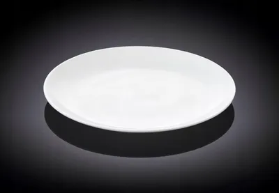Produktbild von Wilmax Brotteller Weiß | Rollrand Design | Porzellan | Ø 15 cm | WL-991011/A