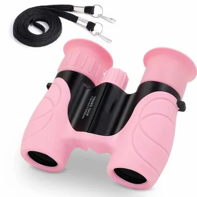 Obrázek produktu pro Mini dalekohled pro děti, 8x21 Lehký dalekohled Malý kompaktní dětský dalekohled s popruhem na tašku, přenosný dalekohled pro děti na pozorování ptáků, učení, kempování, horolezectví, sportování