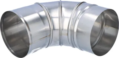 Obrázok produktu pre Nastaviteľné komínové koleno, DN 130, 90 stupňov