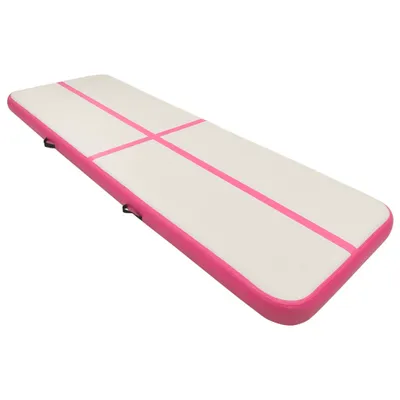 Immagine prodotto di vidaXL Tappetino gonfiabile con pompa 300x100x20 cm PVC Rosa
