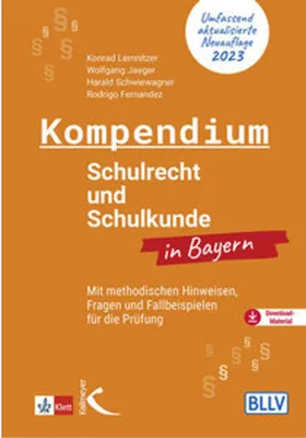 Obrázek produktu pro Kompendium Schulrecht und Schulkunde in Bayern