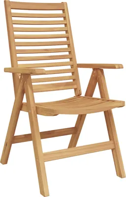 Image de vidaXL Chaise, lot de 6, marron, 64,5 x 52 x 108 cm, bois de teck massif