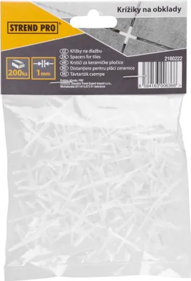 Obrázek produktu pro Cross Strend Pro TC242, 1 mm, na obklady, balení. 200 ks