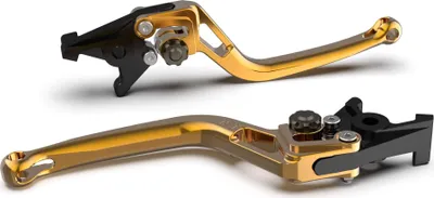 Produktbild von Kupplungshebel LSL BOW L32R mit ABE für KTM Super Duke R 690 - 1290 ccm Bj. 2004 - 2015, Farbe Hebel:gold, Farbe Versteller:anthrazit