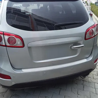 Produktbild von Ladekantenschutz Stoßstangenschutz für Hyundai Santa Fe 2012-15 Chrom Gebürstet