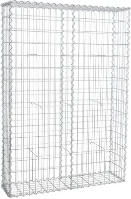 Produktbild von Gabione Steingabione Steinkorb 100x150x30 cm Wand Drahtkorb Mauer Sichtschutz
