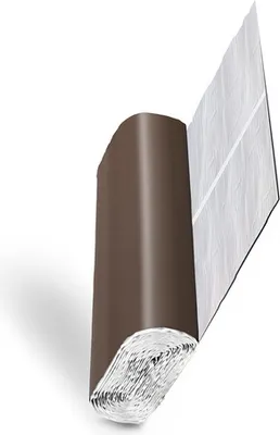 Produktbild von KAMINANSCHLUSSBAND BLEI Wandanschlussband Dachrolle Kaminband 300mm RAL 8019 DUNKELBRAUN 5m