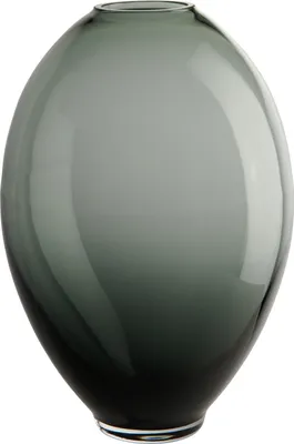 Produktbild von ASA Selection Vase Mara Grey, Dekovase, Dekovase, Glas, Grau glänzend, 25 cm, 94003290