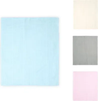 Produktbild von Lorelli Babydecke, Kuscheldecke Baumwolle, Größe 75 x 100 cm, ab Geburt blau