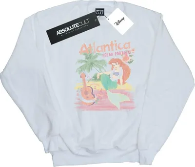 Produktbild von Disney - "The Little Mermaid Greetings From Atlantica" Sweatshirt für Herren BI43470 (XL) (Weiß)