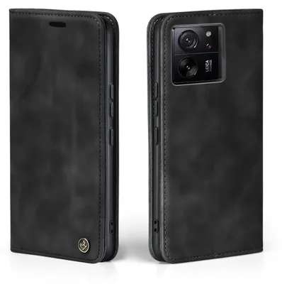 Produktbild von Handy Hülle für Xiaomi 13T / 13T Pro Klapphülle Bookcase Flip Cover Handy Tasche Etui Farbe: Schwarz