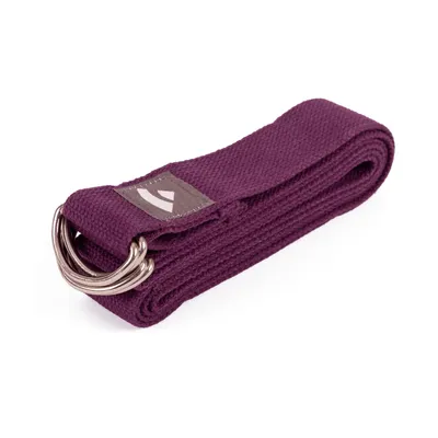Produktbild von Yogagurt Yamala 2 in 1, Baumwolle, 2 m lila