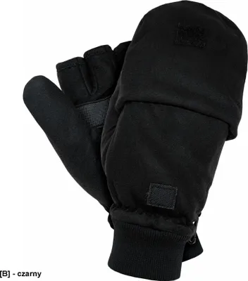 Zdjęcie produktu dla RDROPO-BLACK - Rękawice ocieplane wykonane z czarnego polaru - XL