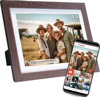 Produktbild von Denver PFF-1042 Digitaler WLAN-Bilderrahmen - 10.1" IPS Touchscreen & Frameo App
